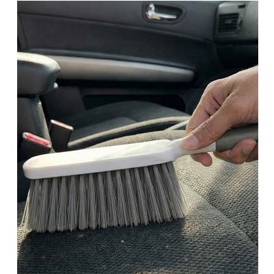 Soft Bristle Car Cleaning Brush – Scratch-Free Dusting Tool for Vents, Console, Leather & Electronics