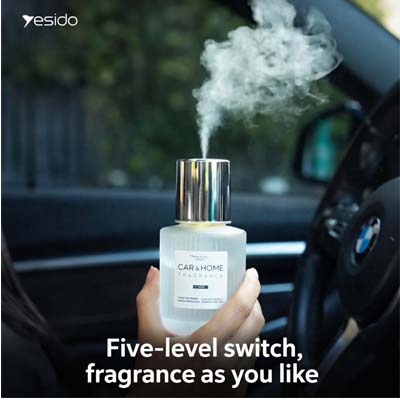 Yesido VC16 Smart Car Diffuser – USB Type-C Rechargeable Automatic Car Air Freshener with 5 Spray Modes