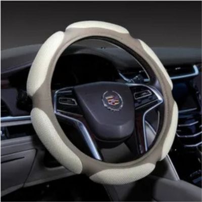 Premium Car Steering Wheel Cover with 3D Massage Grip – Warm, Comfortable And Non-Slip Model - S05