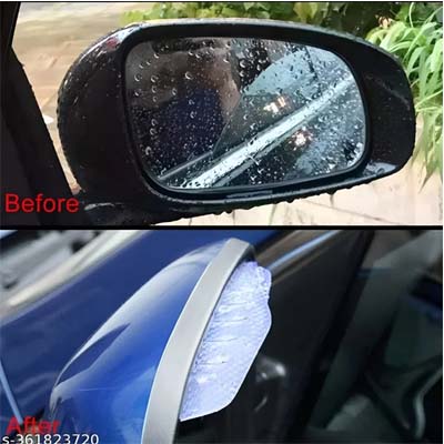 High-Quality Car Mirror Rain Shield Blades–Crystal Clear Side Mirror Visibility