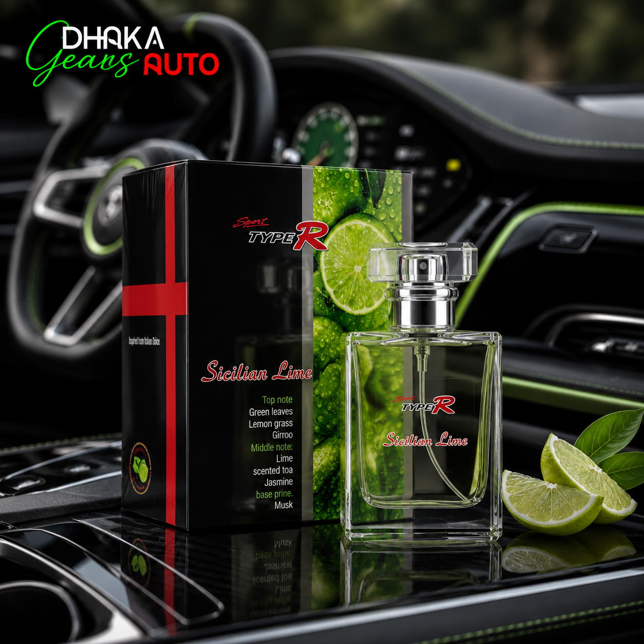 Type R Sicilian Lime Air Freshener