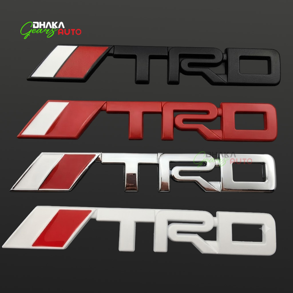 3D Metal Logo TRD - High-Quality, Customizable Emblem for Toyota Racing Development