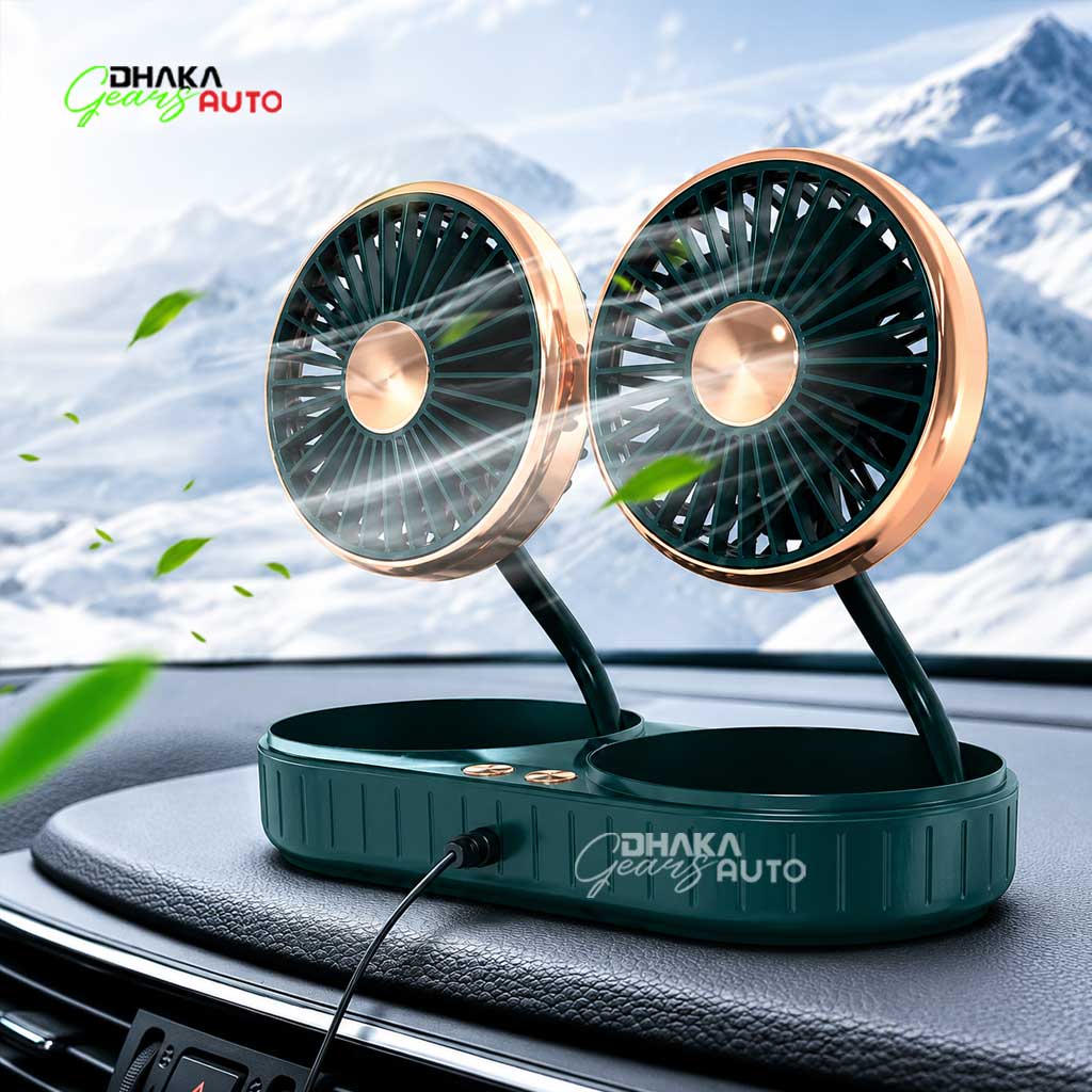 Car mini Cooling Fan Folding And 3 Speed 360° Rotatable USB Air Fan Outdoor Travel Home office